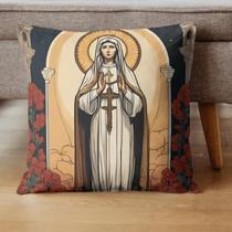 Almofada Gigante Retângular 50x70 Nossa Senhora de Fátima Almofada Gigante Retângular 50x70 Nossa Senhora de Fátima