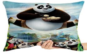 Almofada Gigante retângular ou Quadrada kung fu panda comendo pastel Almofada Gigante retângular ou Quadrada kung fu panda comendo pastel