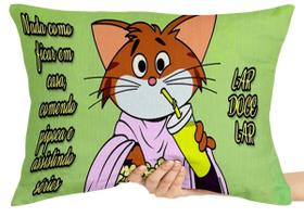 Almofada Gigante retângular ou Quadrada lar doce lar gato cat gatinho Almofada Gigante retângular ou Quadrada lar doce lar gato cat gatinho