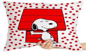 Almofada Gigante retângular ou Quadrada snoopy bolinhas