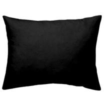 Almofada Grande Almofadão de Cabeceira Encosto Apoio Leitura Cama Sofá Pallet Yoga Poltrona Preto 80x80