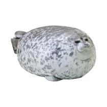 Almofada Grande De Pelúcia Fofa Em Formato De Foca Gordinha, Brinquedo Macio Para Meninos, Meninas E