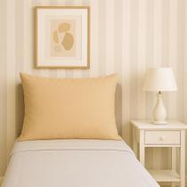 Almofada Grande Encosto Apoio Lombar Almofadão Leitura Estudo Cama Sofá Pallet Bege 80x60 Almofada Grande Encosto Apoio Lombar Almofadão Leitura Estudo Cama Sofá Pallet Bege 80x60