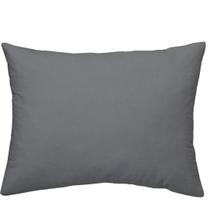 Almofada Grande Encosto Apoio Lombar Almofadão Leitura Estudo Cama Sofá Pallet Cinza 80x60
