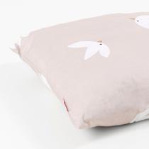 Almofada Grande Quadrada/Pássaros Rosa - 40cmx40cm