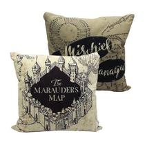 Almofada Harry Potter The Marauders Map 40cm Oficial C/ NF