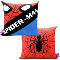Almofada Homem-Aranha Spider-Man Aveludada 40x40cm Oficial Marvel - Zona Criativa