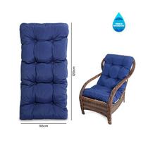 Almofada Impermeável Para Cadeiras de Fibra Azul