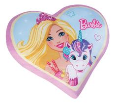 Almofada infantil barbie 28cmx40cm lepper