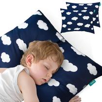Almofada infantil Biloban 36x48 cm Soft Travel Nap Navy Cloud