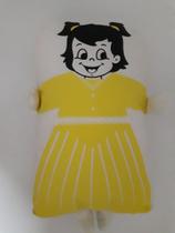 Almofada Infantil Divertida Naninha Silk Amarelo - Kisoninho Baby - Rosa e Mari Arts