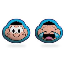 Almofada infantil Formato Rosto Cascão Monimoji- Turma da Mônica Almofada infantil Formato Rosto Cascão Monimoji- Turma da Mônica