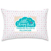 Almofada infantil Little Sleepy Head 33x46 cm Flamingo Flock