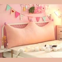 Almofada Infantil Para Cabeceira Mini Cama Casinha Beliche Montessori com Zíper 60X70 Decoração Rose Gold