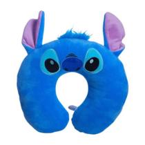 Almofada Infantil Pescoço Fibra com Aplique Stitch Zona Criativa - 10065237 Almofada Infantil Pescoço Fibra com Aplique Stitch Zona Criativa - 10065237