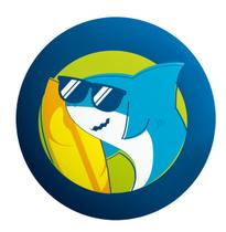 Almofada Infantil Tubarão Summer Shark 40cm x 40cm Lepper