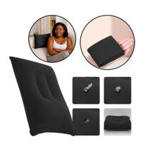 Almofada Inflável Antiderrapante para Descanso