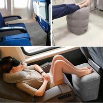 Almofada Inflável de Apoio Pés para Avião Almofada Inflável de Apoio Pés para Avião
