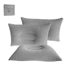 Almofada inflável Dogxiong Ultralight Small Square Grey (pacote com 3)