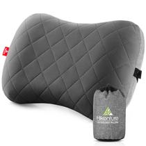 Almofada inflável Hikenture Ultralight com capa removível cinza Almofada inflável Hikenture Ultralight com capa removível cinza