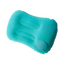 Almofada Inflável Portátil Para Viagem, Suporte Dobrável Essencial Para Pescoço E Cintura