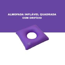 Almofada inflável quadrada com orifício Almofada inflável quadrada com orifício