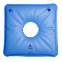 Almofada Inflável Quadrada com Orifício Duo (Ar ou Água) Azul - Natural Home Care