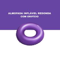 Almofada inflável redonda com orifício Almofada inflável redonda com orifício