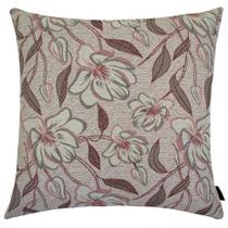 Almofada Jacquard Flores 40x40cm Vermelha Almofada Jacquard Flores 40x40cm Vermelha