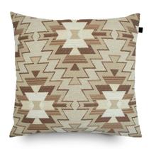 Almofada Jacquard Tripolli Nilo 40x40cm Marrom/Bege