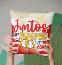Almofada Juntos Para Sempre Dia dos Namorados