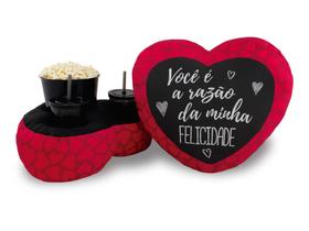 Almofada kit Pipoca Duplo Corações