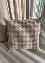 Almofada Laura Natural Tramada 50x50cm Bege - Havia