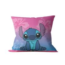 Almofada Lilo, Stitch e Angel Tamanho 30cm x 30cm com Ziper Várias Estampas