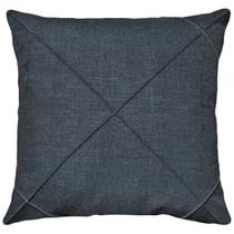 Almofada Linho Azul/ Grafite/ Terracota /Marrom Luxo 43x43