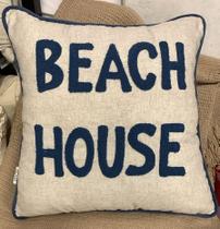 Almofada Linho Bordada Beach House - Decortextil