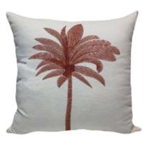 Almofada Linho Cru C/ Bordado DC 039-18 52X52 Decortextil Almofada Linho Cru C/ Bordado DC 039-18 52X52 Decortextil