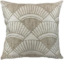 Almofada Linho Cru Com Bordado Kilim Bege 52x52cm Almofada Linho Cru Com Bordado Kilim Bege 52x52cm