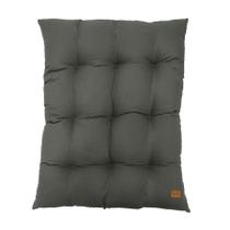 Almofada Lisa Gomo Sarja Urban Puppy para Cães e Gatos Cinza - Tamanho M