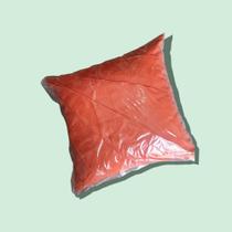 Almofada Lisa Laranja 40x40 em espuma de flocos com tecido de Poliéster - Rose Cortinas