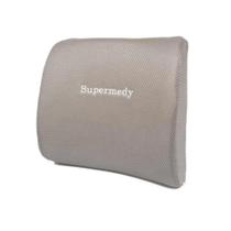 Almofada Lombar Supermedy, Espuma Viscoelástica, Suporte para Coluna, Escritório e Carro, 30x32cm, Cinza