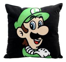 Almofada Luigi Super Mario Bros Game Jogo Oficial Zona Criativa Almofada Luigi Super Mario Bros Game Jogo Oficial Zona Criativa