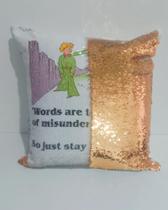 Almofada mágica personalizada de lantejoulas