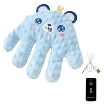 Almofada Mao Maozinha Nana Nenem Bebe Criança Tapinha Naninha Sono Acalma USB Recarregavel Aconchego Macio Seguro