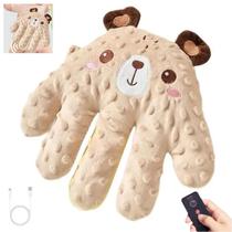 Almofada Mao Maozinha Nana Nenem Bebe Criança Tapinha Naninha Sono Cochilo Soneca USB Recarregavel Macio Aconchego