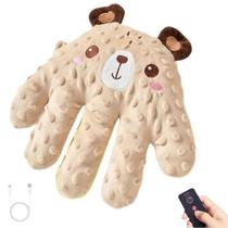 Almofada Mao Palma Maozinha Nana Nenem Bebe Criança Sono Soneca Cochilo Tapinha USB Recarregavel Controle Seguro Macio
