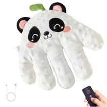 Almofada Mao Palma Simula Tapinha Nana Nenem Bebe Criança Sono Cochilo Soneca Controle Remoto USB Confortavel Macio