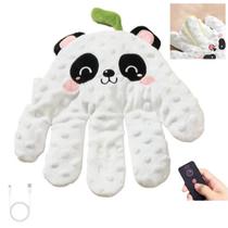 Almofada Mao Palma Tapinha Nana Nenem Bebe Criança Sono Cochilo Macio Confortavel USB Controle Remoto Seguro Resistente