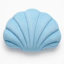 Almofada Marsui Sea Princess Seashell Decorativa 34x25 cm Azul