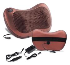 Almofada Massageadora Bivolt Para Pescoço Lombar Costas Pés